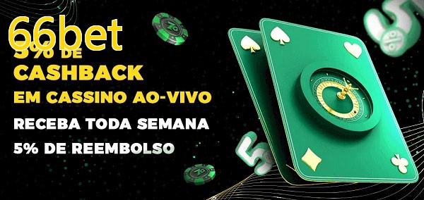 Promoções do cassino ao Vivo 66bet